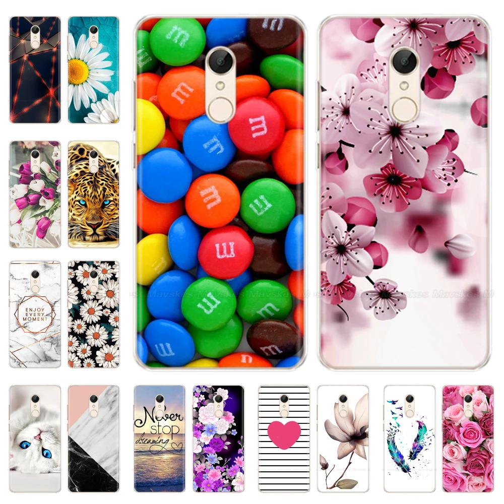 

for Xiaomi Redmi 5 Case on Phone Case Redmi5 Plus Silicone Case Funda for Xiaomi Redmi 5 plus 5 Capas Hongmi5 Cover Bags Bumper