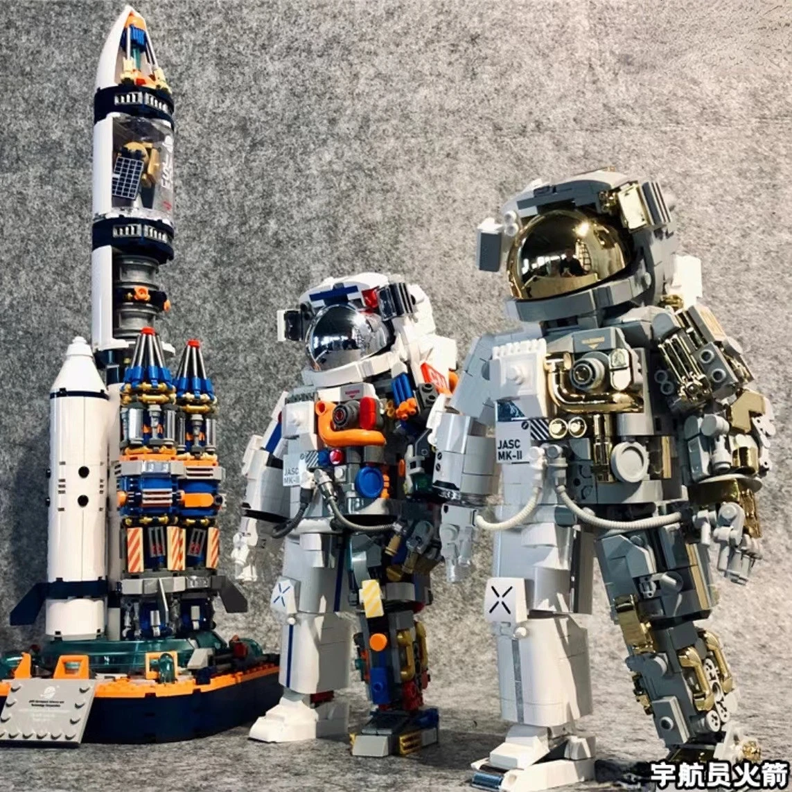 

Новинка, модель астронавта-космонавта, модульный строительный блок «сделай сам», механическое исследование, астронавт, приключения, кирпичная головоломка, игрушки, подарок для детей