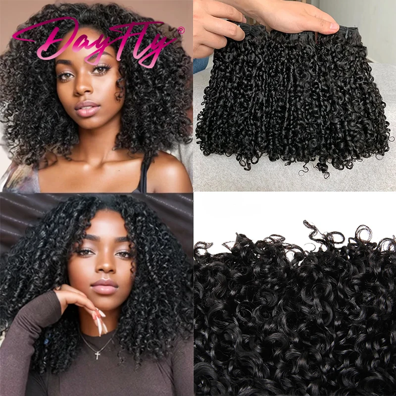 Супер двойные нарисованные пикси надувные вьющиеся волосы плетение бразильских