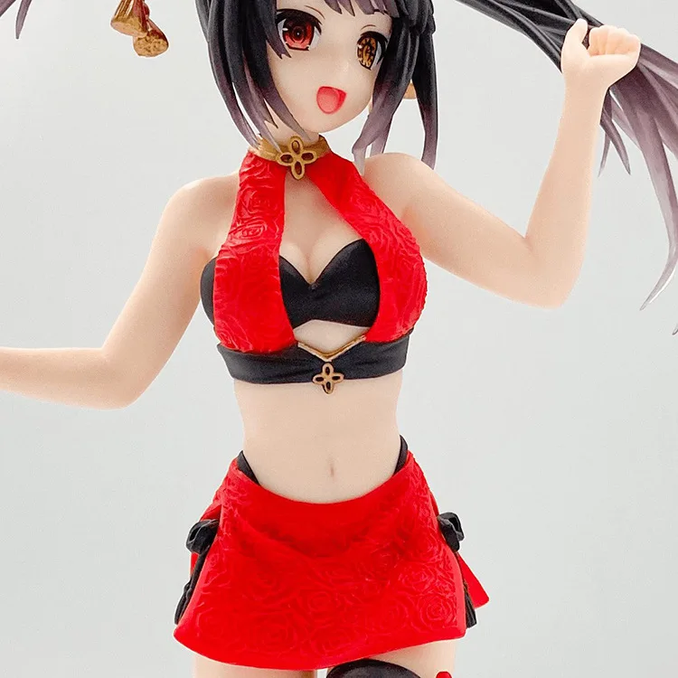 

2022 Anime Figure Date A Live Kurumi Tokisaki Nightmare Swimsuit PVC Action Figure Toy Collectible Model Doll Gift sexy girls