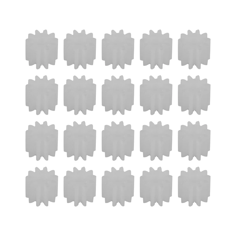 

20 Pieces 6Mm X 2Mm 10 Plastic Teeth Sprocket Gear Box For Toy Car Engine Shaft