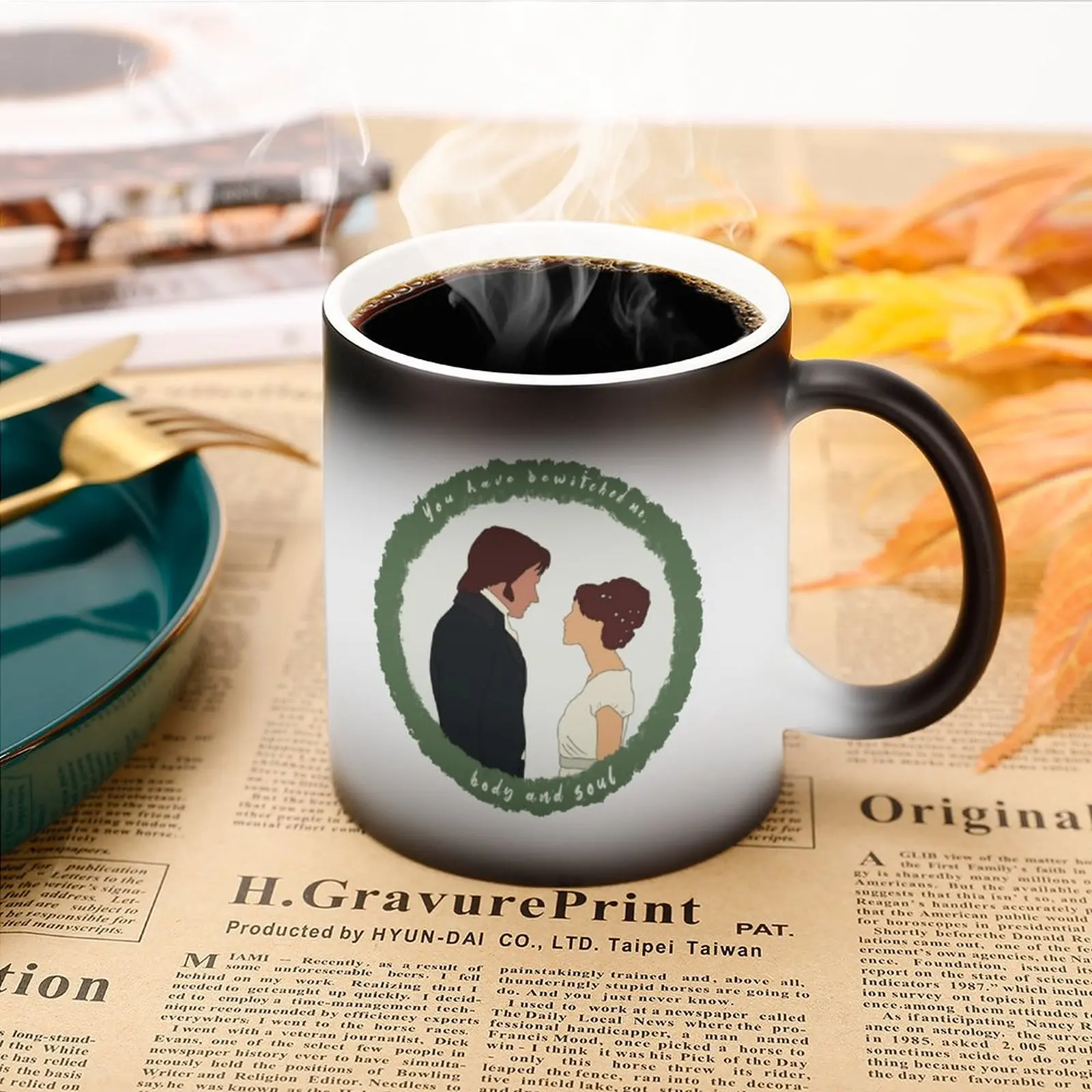 

Jane Austen Mug Cafe The Changes Color Mug Wholesale Kawaii Ceramic Cups