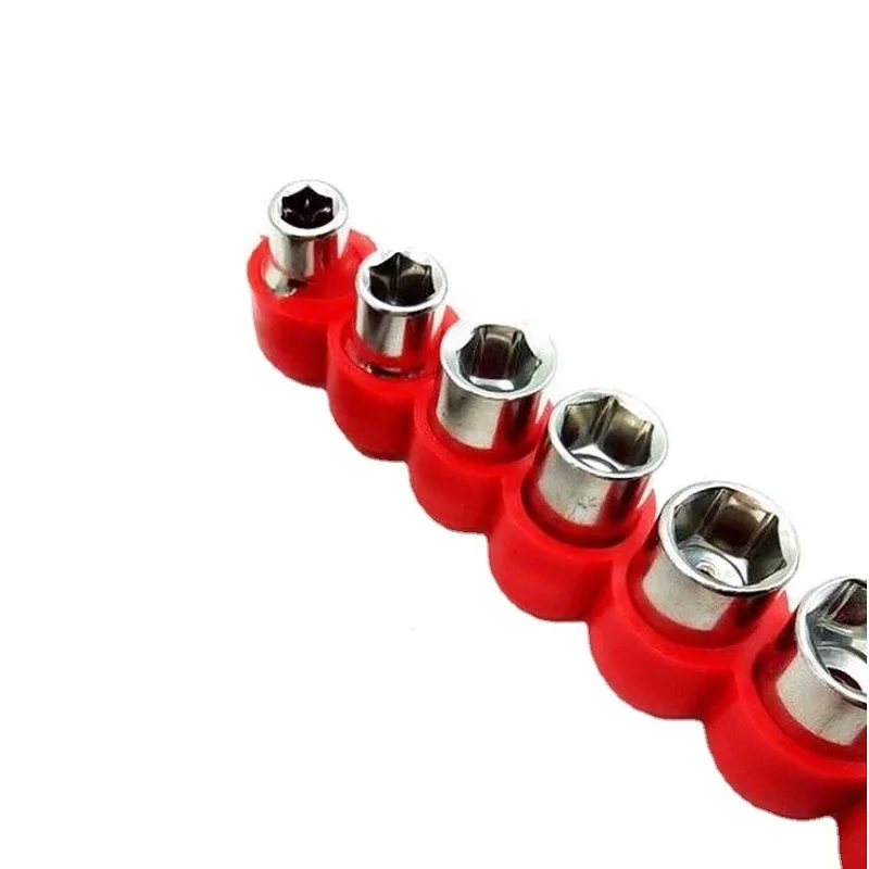 

8 Pcs Socket Adapter 1/4 Inch Drive Hex Bit Socket Socket Wrench Adapter 5/6/7/8/9/10/11/12mm For Vehicle/electrical Maintenance