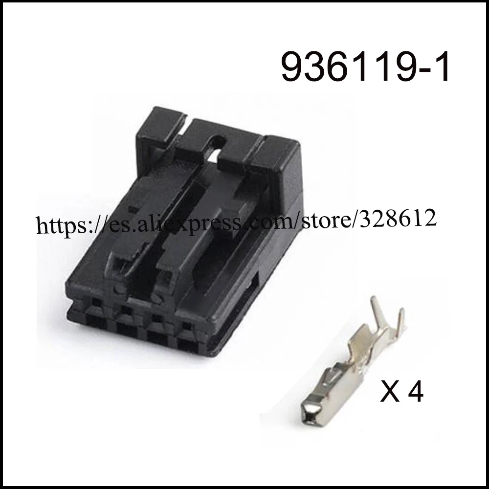 

200SET 936119-1 DJ7047B-0.6-21 car wire male female cable Waterproof 4 pin connector automotive Plug socket include terminals
