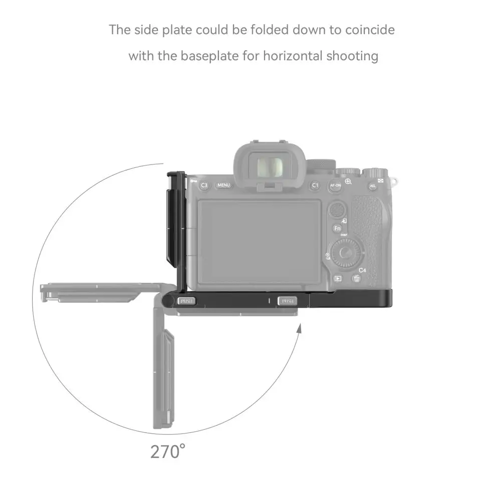 SmallRig Foldable L-Shape Mount Plate for Sony Alpha 7R V / Alpha 7 IV / Alpha 7S III Cameras 3984 enlarge