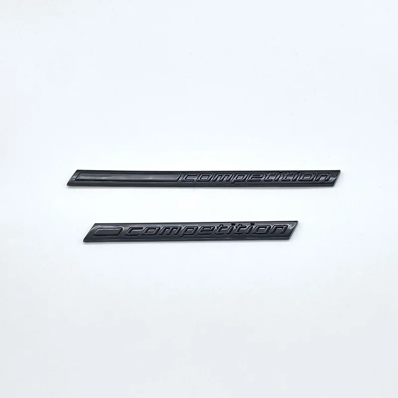 

Glossy Black COMPETITION Bar Underlined Emblem for BMW Thunder Edition M1 M2 M3 M4 M5 M6 M7 M8 X3M X4M X5M X6M Car Trunk Sticker