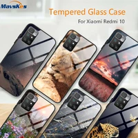 for xiaomi redmi 10 tempered glass phone case for xiaomi redmi 10 10c 9 9a 9t 9c 8 8a 6 pro 6a 7 7a 5a 5 plus case cover fundas