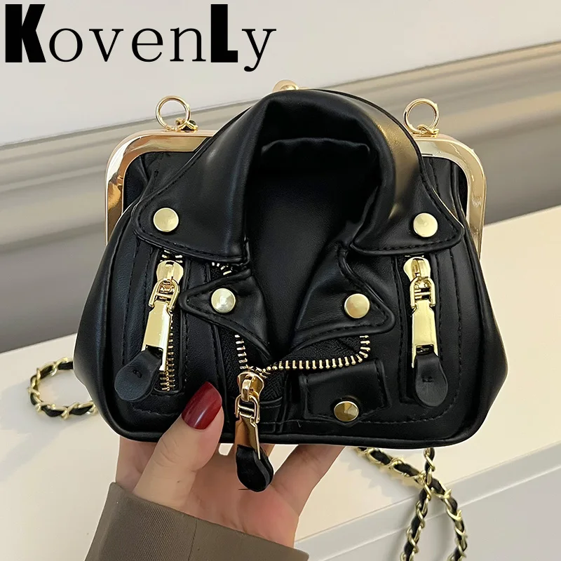 

Fashion Women's Bag Cute Jacket Designer Bags Luxury Trendy Clip Handbag And Purse Fashion Clothes Shap Women Crossbody Bag