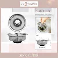 kitchen sink filter mesh stainless steel floor drain net food slag stopper plug bathtub hair drainer sink strainer cleaner tool