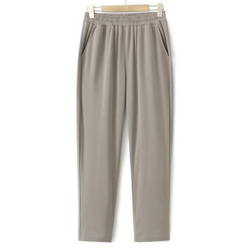 

Plus Size Straight Pants Women Clothing Cool Stretch Loose Waist Bottoms Comfort Curve Trousers Summer 2023