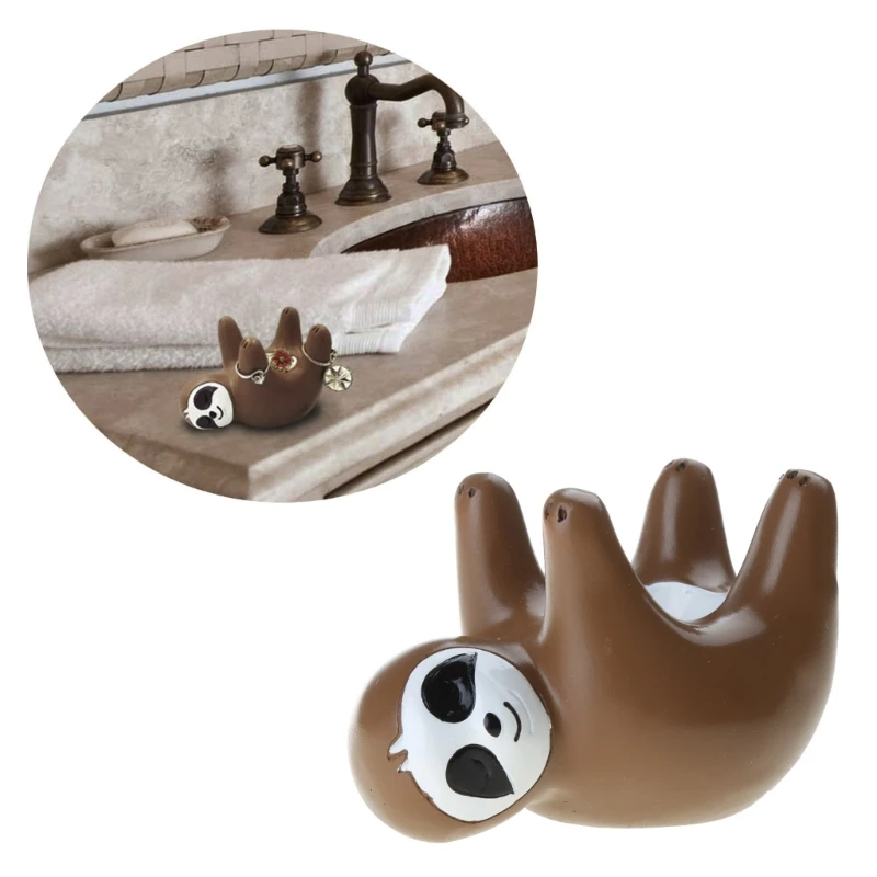 

Sloth Rings Earring Necklaces Holder Art Decoration Jewelry Holder Gifts Drop shipping