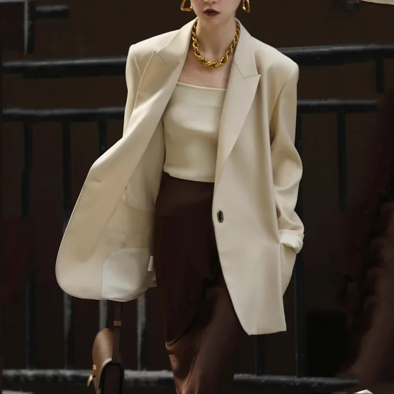 24ss женский роскошный модный пиджак повседневная куртка большого размера