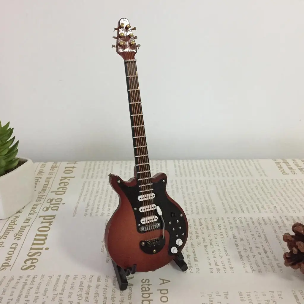 

1/6 Acoustic Guitar Double Neck Model - Dollhouse Miniature Artist Offerings