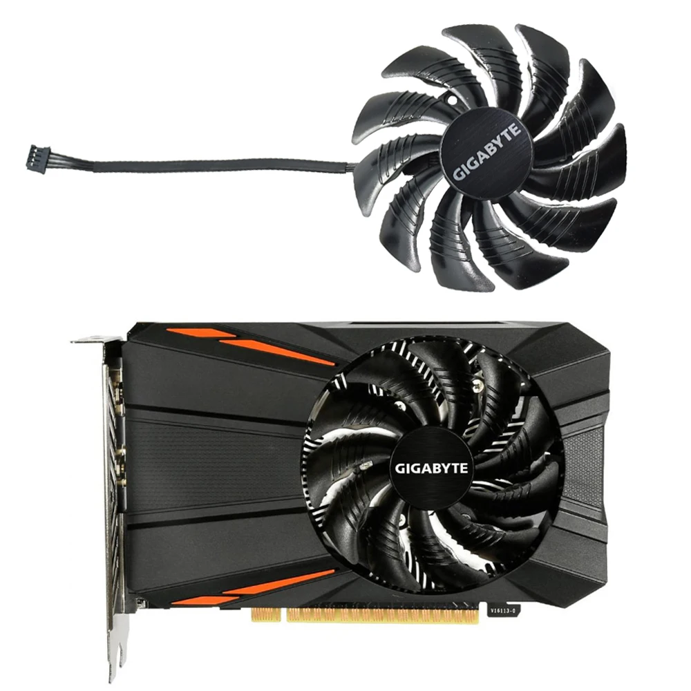 

Вентилятор охлаждения 4Pin 88 мм T129215SU PLD09210S12HH для видеокарты Gigabyte GeForce GTX1060 1070 GTX 1050ti GTX 960 RX570 RX470