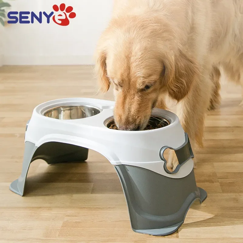 

Pet Feeder High Anti-overturning Protect The Cervical Spine Bowl Dog Feeding And Drinking Tableware Supplies
