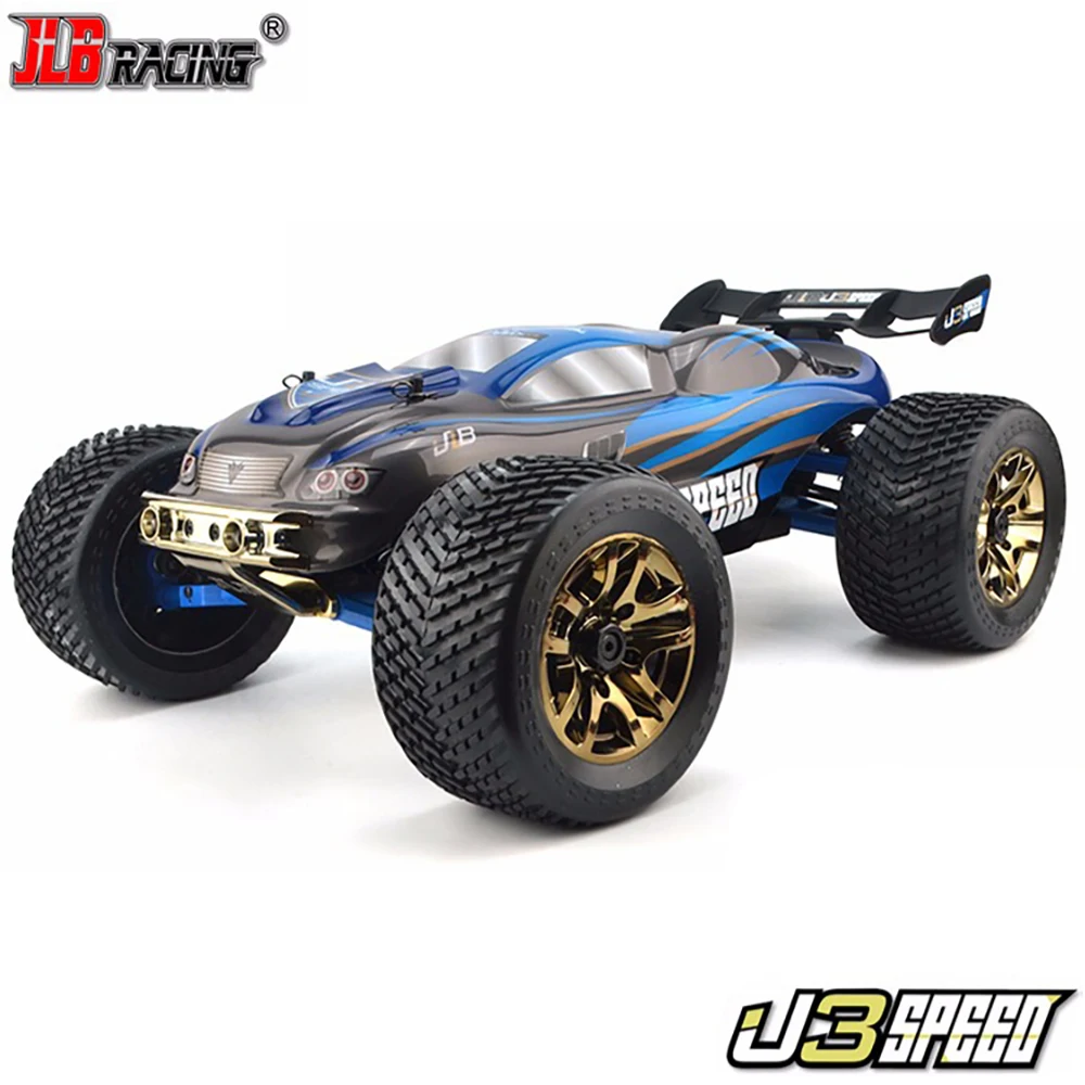 JLB Racing 1:10 2.4CHz 4WD Truck J3 Speed Brushless Electric Head-up Somersault Remote Control Buggy Off-road Vehicle - Гоночный автомобиль на пульте управления JLB Racing 1:10 масштаба, с четырьмя приводами и электрическим двигателем без щеток, способный