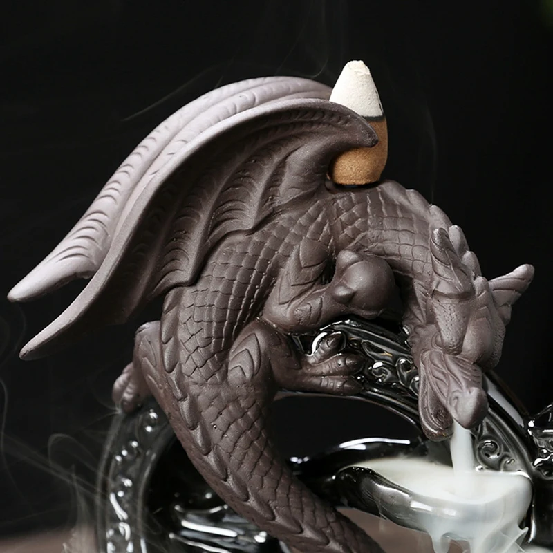 Подставка для благовоний в виде дракона водопада