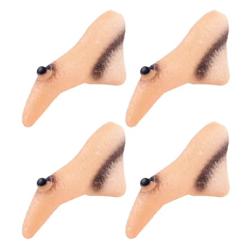 

4Pcs Halloween Costume Party Witch Nose Creative Dress Up Tools Pretend Props