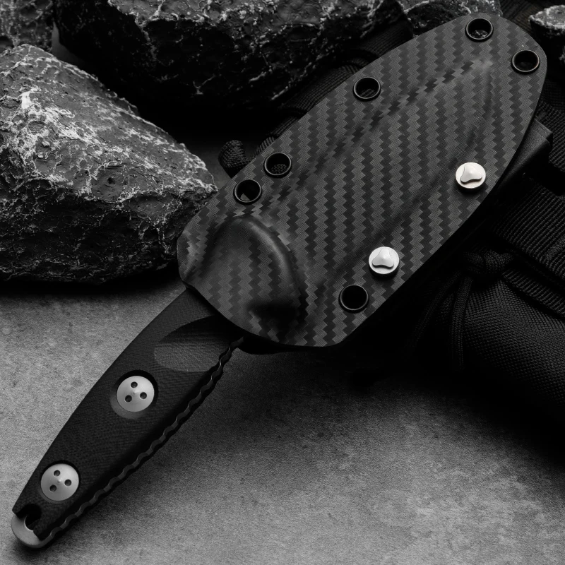 Нож для выживания M390 из порошковой стали с фиксированным клинком