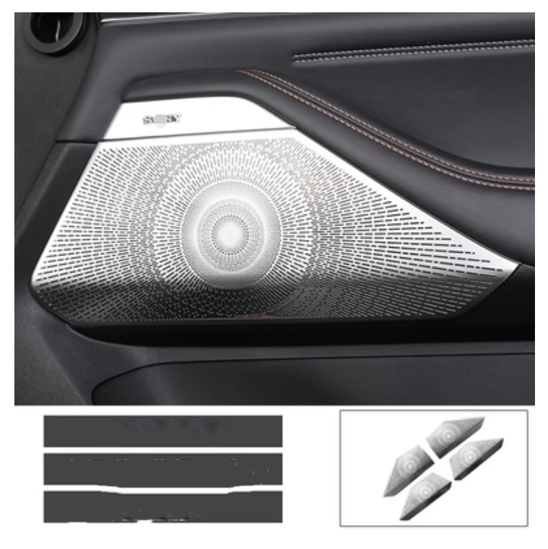 

Для Changan UNI-K UNIK 2021 2022 2023 аксессуары LHD дверной динамик аудио громкий динамик крышка отделка автомобильный Стайлинг интерьерный Стайлинг