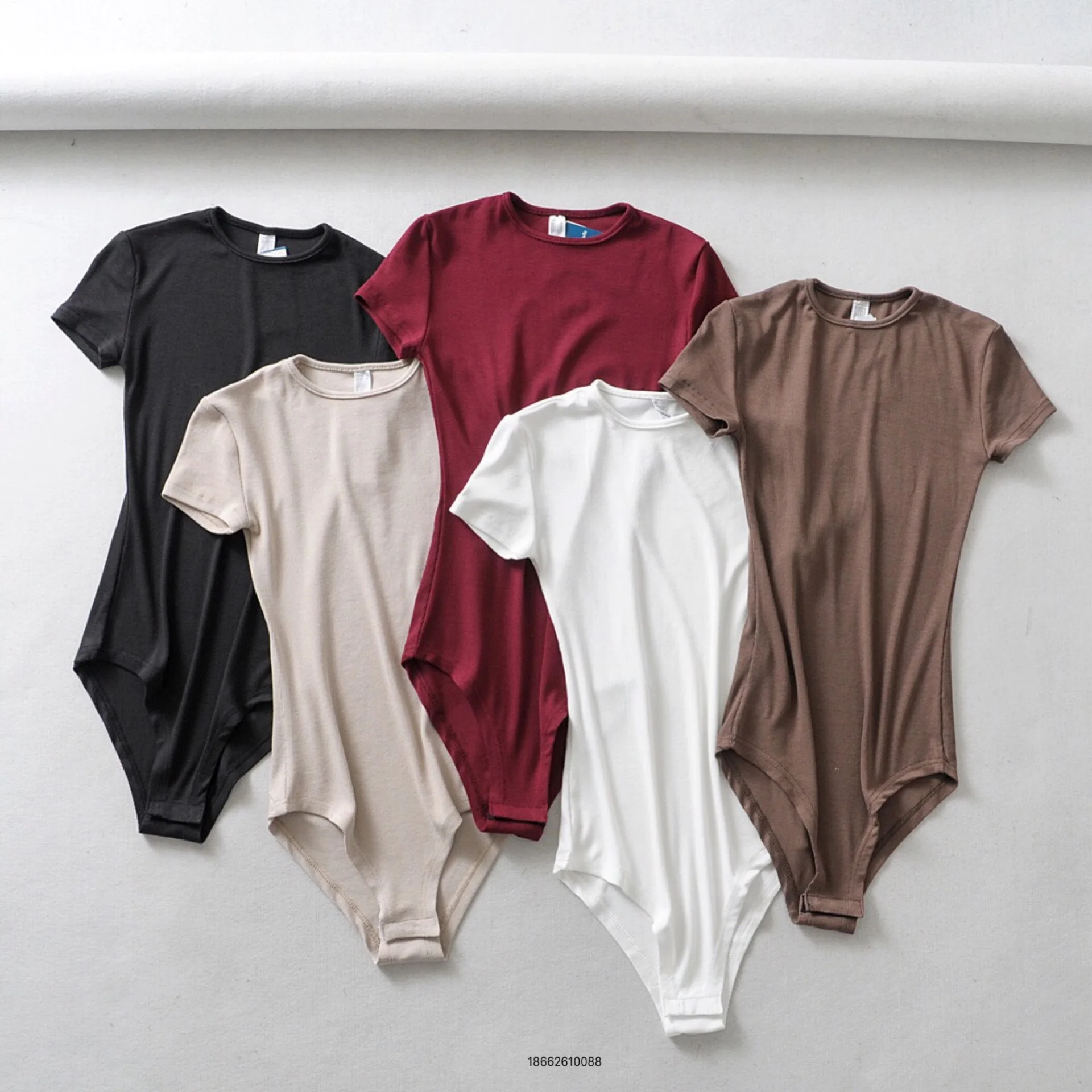 

Summer Sexy Women Slim Short-Sleeve O-neck Tops Bodysuits Female Rompers Streetwear Jumpsuits Workout Tank Top for Womem Shirts