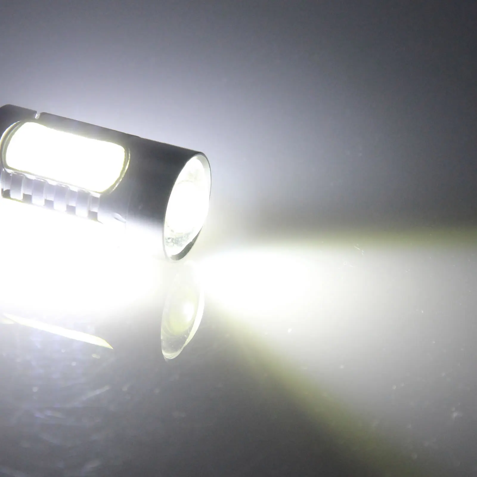 2X Белый RV H8 сигнальная лампа поворота 5 излучателей COB SMD светодиодный PGJ19-6 H451-W