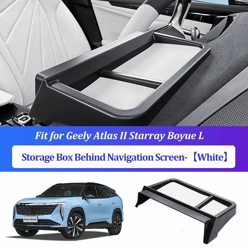 

Коробка для хранения LINNUNU за навигационным экраном для Geely Starray Atlas II Boyue L, центральный экран управления, автомобильные аксессуары для хранения