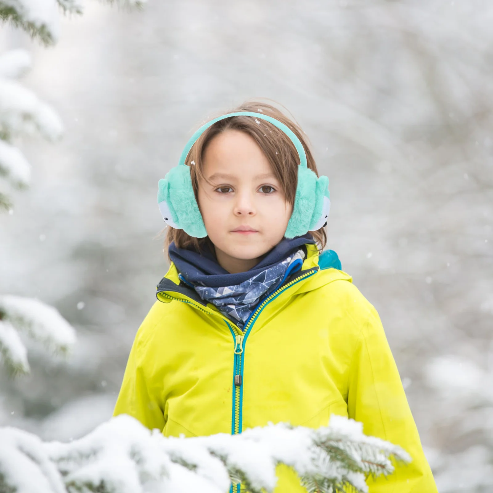 

Earmuffs Orejeras Para El Niños Kids Winter Warmer Fluffy Protector Plastic Children