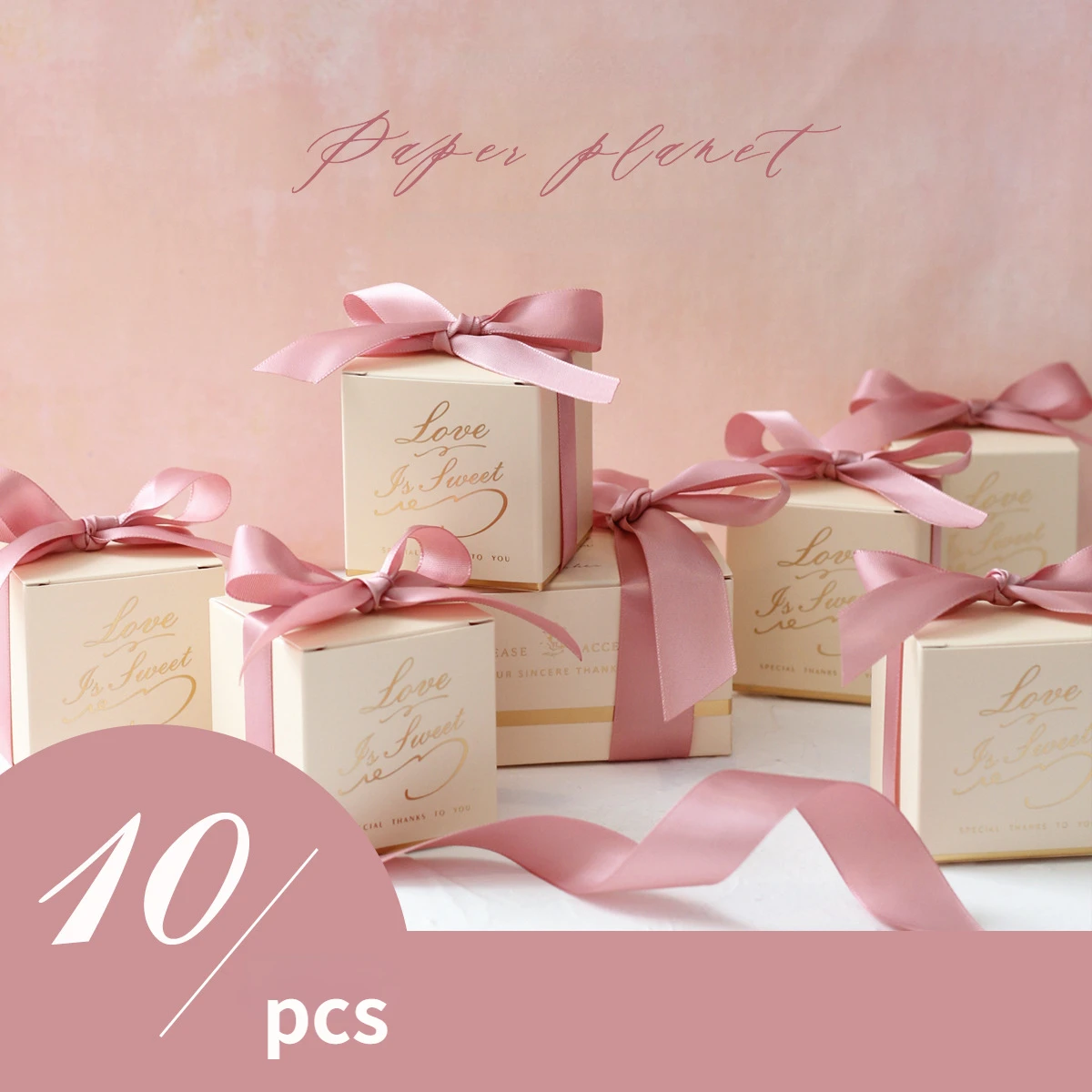 

10pcs European Ins Style Snack Candy Box Burgundy Red Cube Box Wedding Party Supplies Gift Wrapping Bags For The Bride To Guests