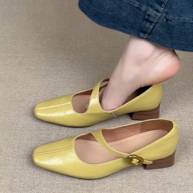 Элегантные женские туфли Мэри Джейн на высоком каблуке. Дизайнерские босоножки