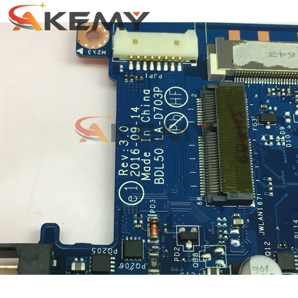 Материнская плата для ноутбука HP 15-AY 854947-601 с SR244 I3-5005 BDL50 системная 100% полностью
