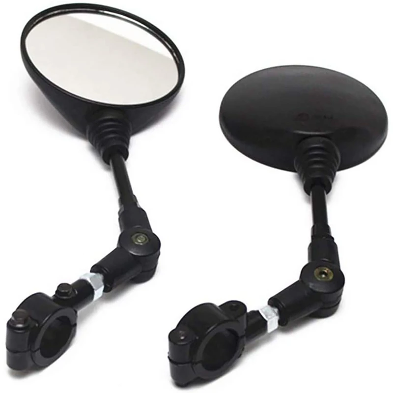

Motorcycle Folding Round Rearview Mirrors for Honda Suzuki Valkyrie Road V Star 650 XVS650 250 1100