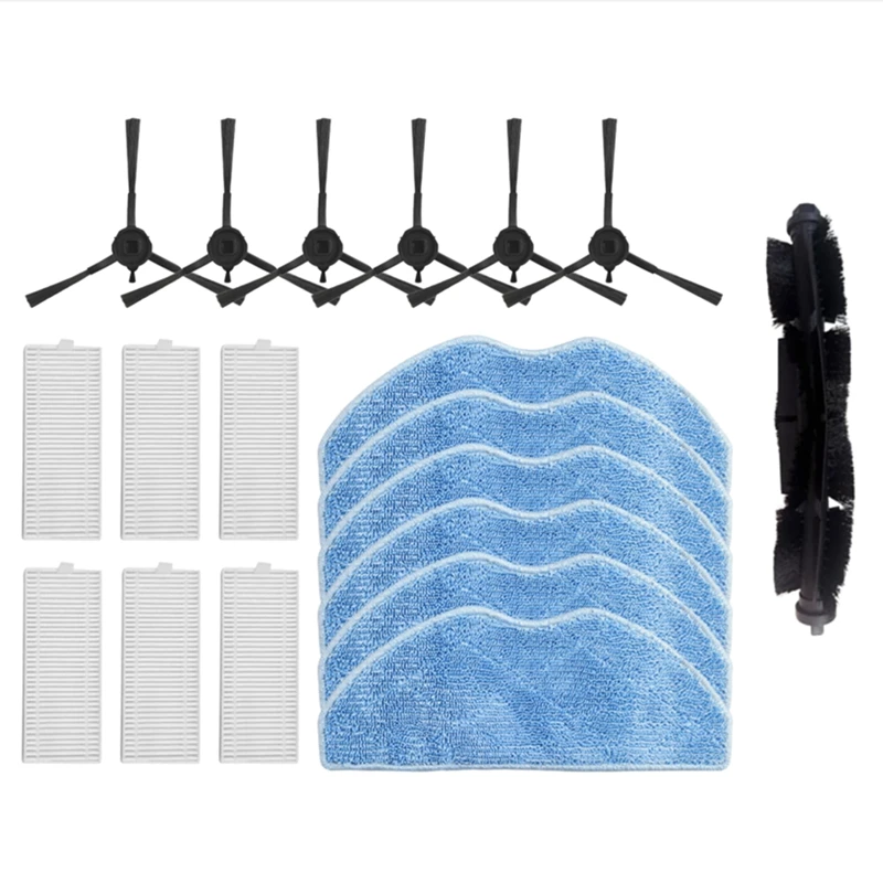 

For 360 S8 / S8 Plus Robot Vacuum Cleaner Accessories Main Brush Side Brush Hepa Filter Mop Cloth
