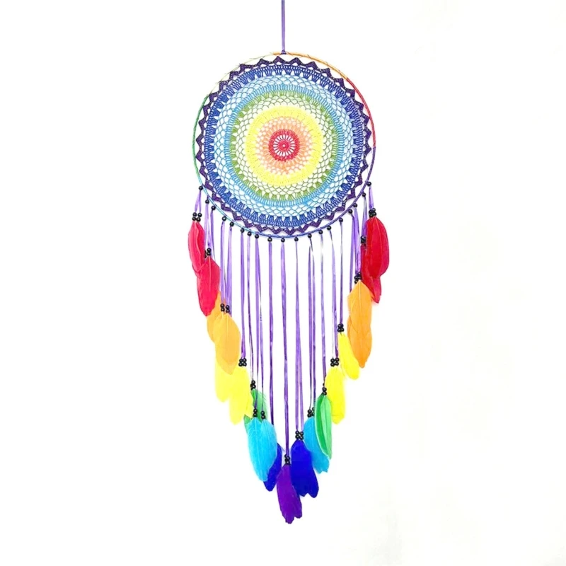 

Elegant Dreamcatchers Bohemian Feather Wall Hanging Decoration Friend Gift