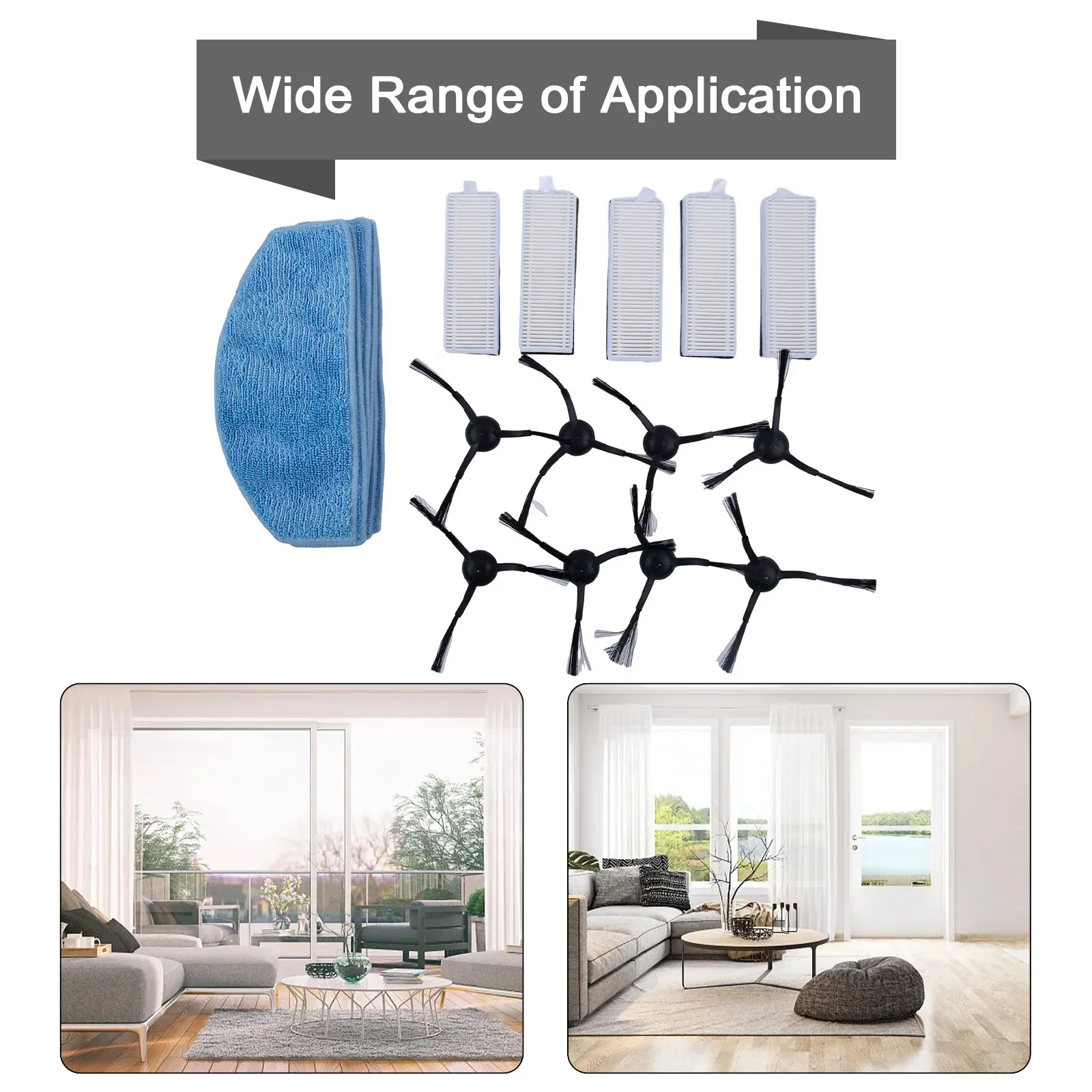 Фильтры детали для пылесоса Laresar Evol 3 робот-пылесос боковая щетка запасные части