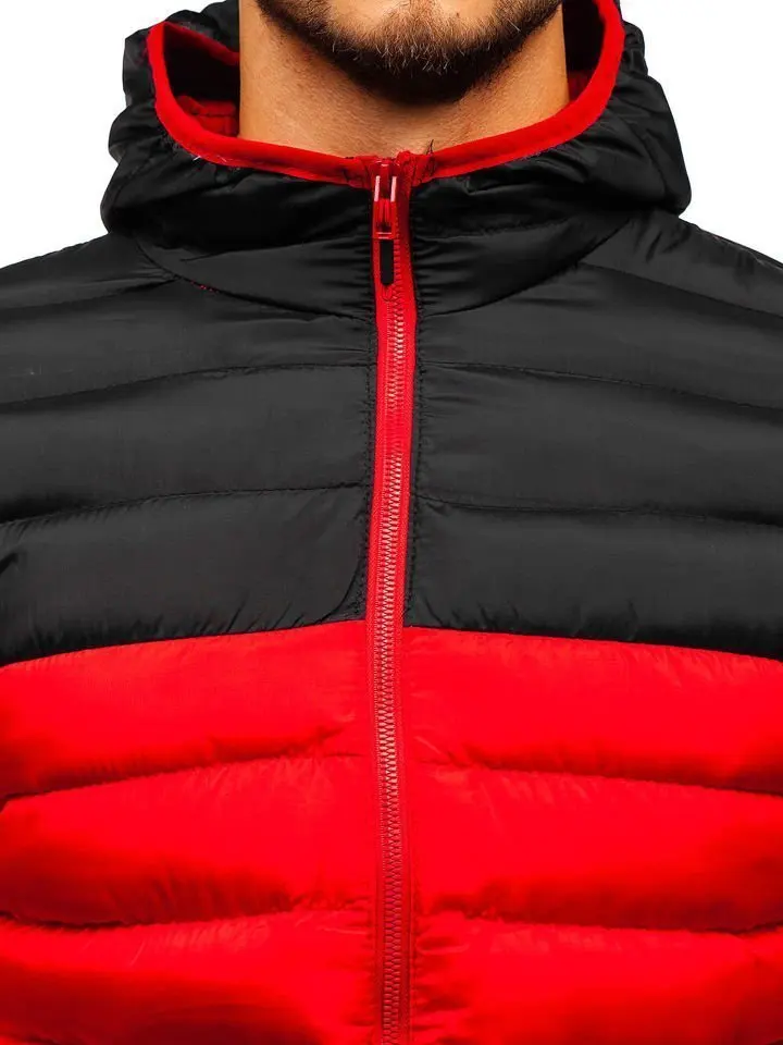 Men Hooded jacket 2023 winter new Euro-US Male thickened warm Coat Fashion Casual Parkas for man Asian size