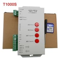 t1000s sd card led pixels controllerdc524vfor ws2801 ws2811 ws2812b lpd6803 2048 led controller