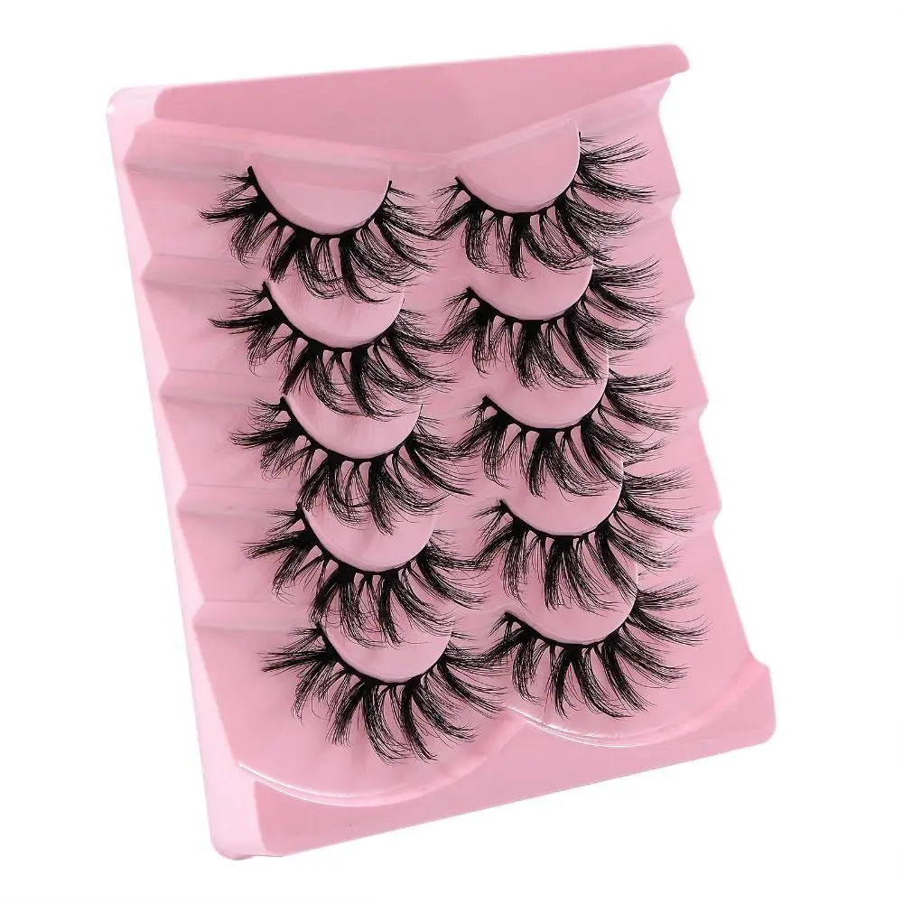 

Wispy Fluffy False Eyelashes Dramatic Eye Lashes Eyemakeup Tools Eyelash Extension for at Home