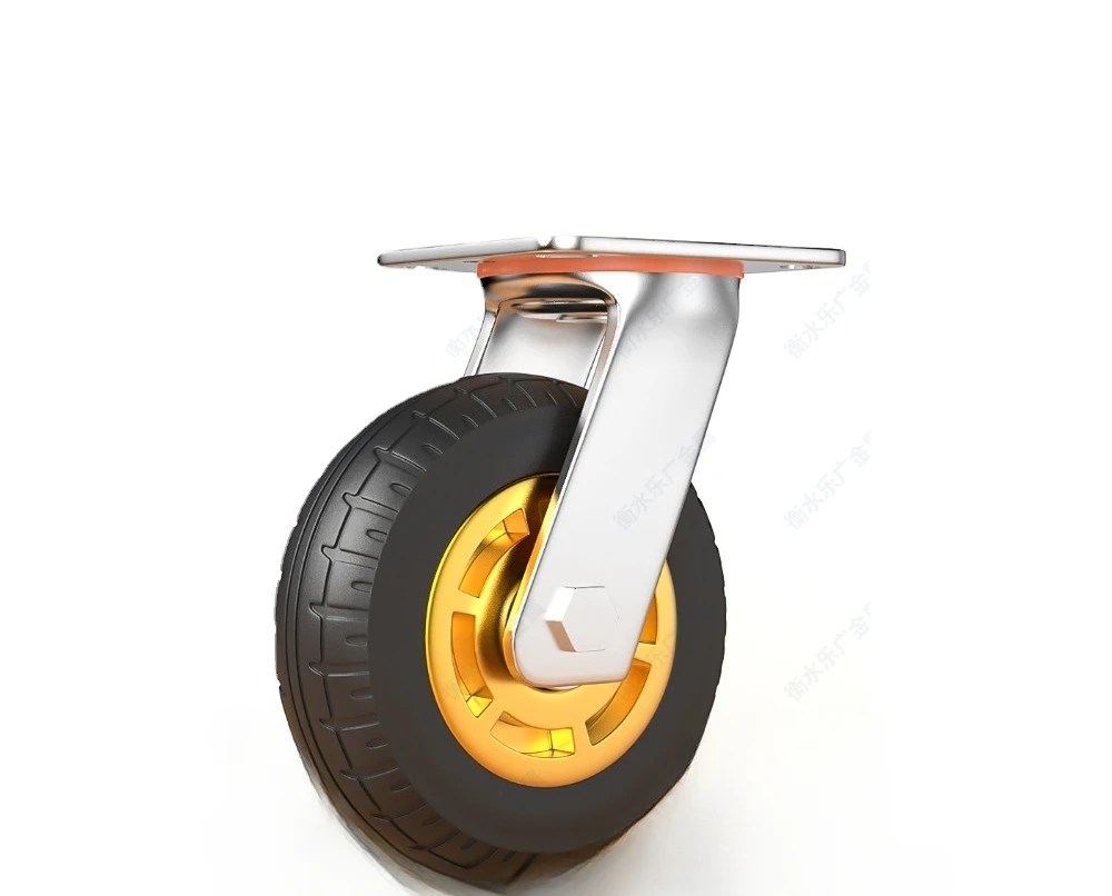 Universal wheel silent wheel light rubber wheel heavy caster