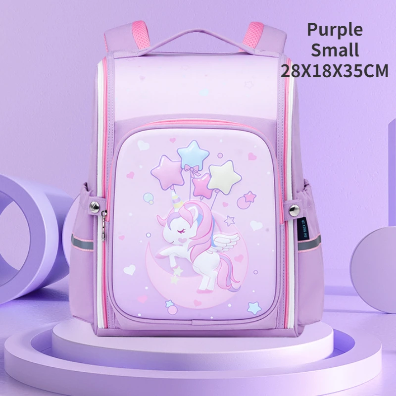 Grade 1-6 Children Dinosaur Unicorn Backpacks Girls Boys Student Schoolbags Primary Kids Anime Large Backpack Sac Licorne Hot