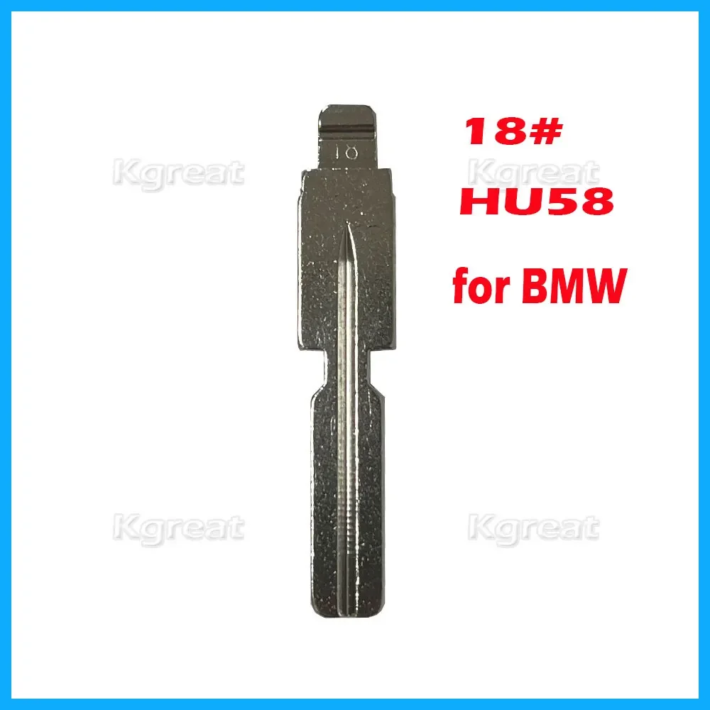 

Заготовки для ключа 18 # HU58, 10 шт., заготовки для ключа KD для BMW, для ключа KD DIY Xhorse VVDI, универсальные заготовки для ключа No.18