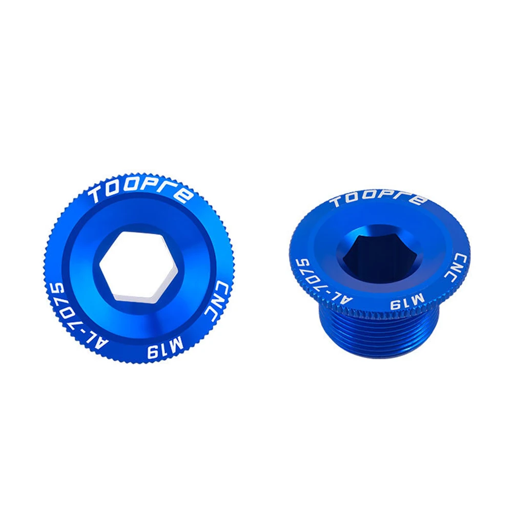 

M19 M20 18cm MTB Bike Bicycle Bolt Crankset Crank Cover Axis Screw Cap Aluminum MTB Road Bike Arm Bolt Mountain Bike Accessories