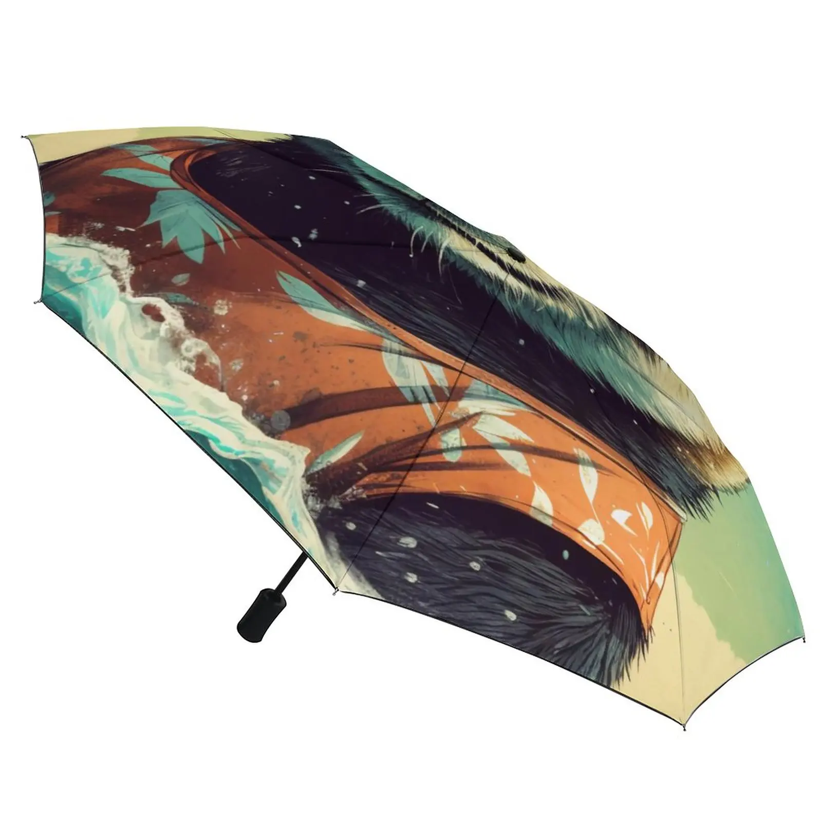 

Зонт-тройка «панда», дождевая планка, лобовое стекло, легкий Автоматический зонт