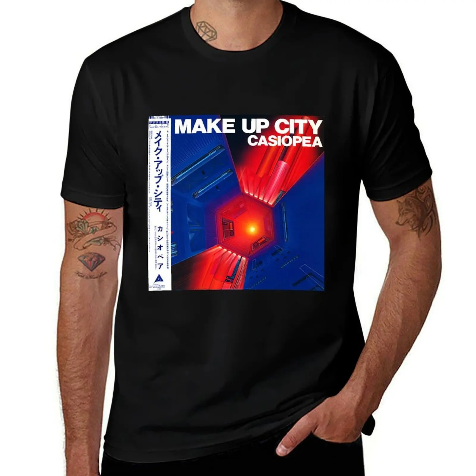 Фото Касиопея - Make Up City (1980) Футболка для повседневной носки с принтом №1