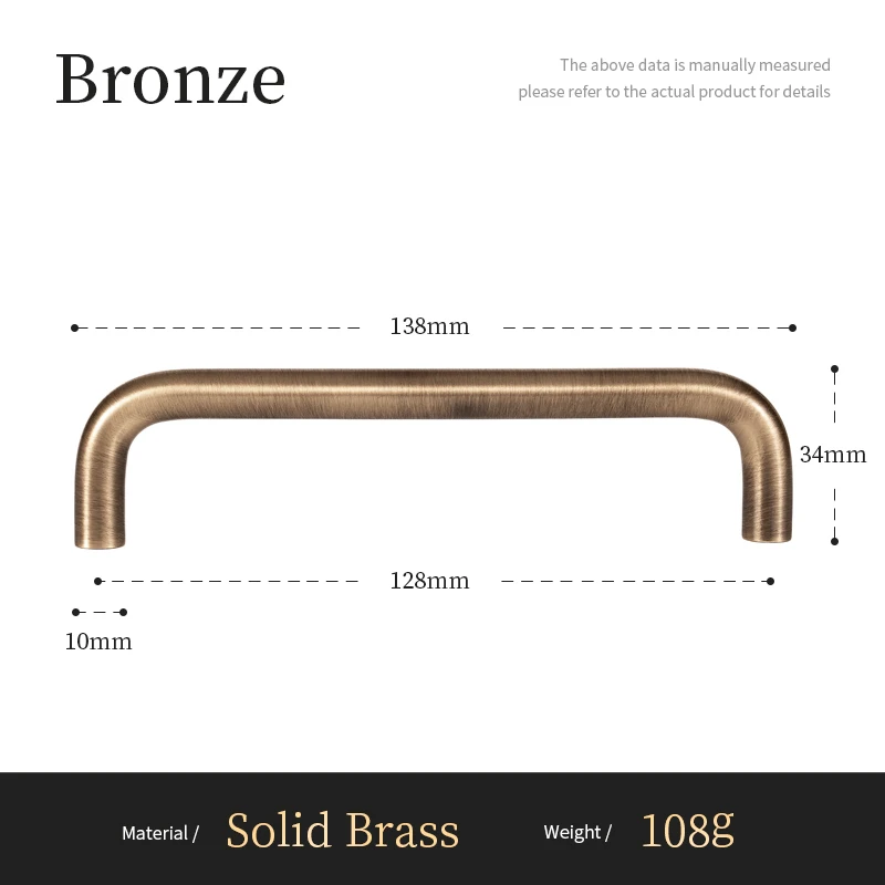 

Сантая антикварные латунные ручки для шкафов