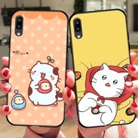 cute funny cartoon cat anti drop phone case for xiaomi redmi k20 k30 k40 pro note 5 6 7 8 10 pro 9s 9a silicone case