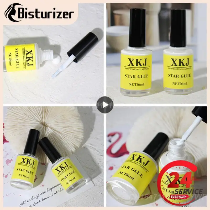 

5~30PCS 16ml Nail Foil Glue No Need Cure Galaxy Star Nail Art Decoration Tools Transfer Foil Sticker Adhesive Glue