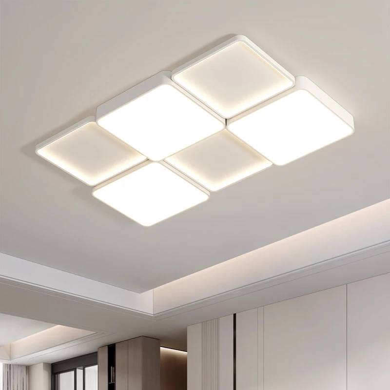 Современная решетчатая Стыковая потолочная лампа домашнее украшение для