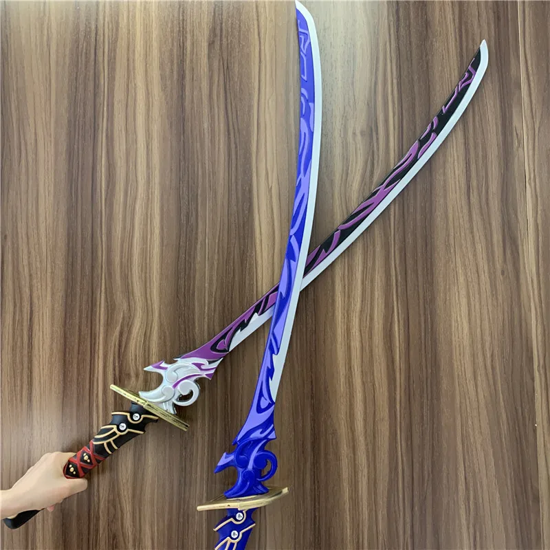 Фото 105 см Raiden Shogun Katana Sword Game Genshin Impact Sword Beelzebul Musou Sword Косплей Оружие Реквизит Безопасность PU Роль Подарок №3