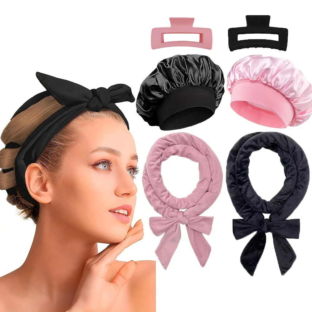 Набор пенопластовых бигуди для вьющихся волос. Пакеты среднего и большого